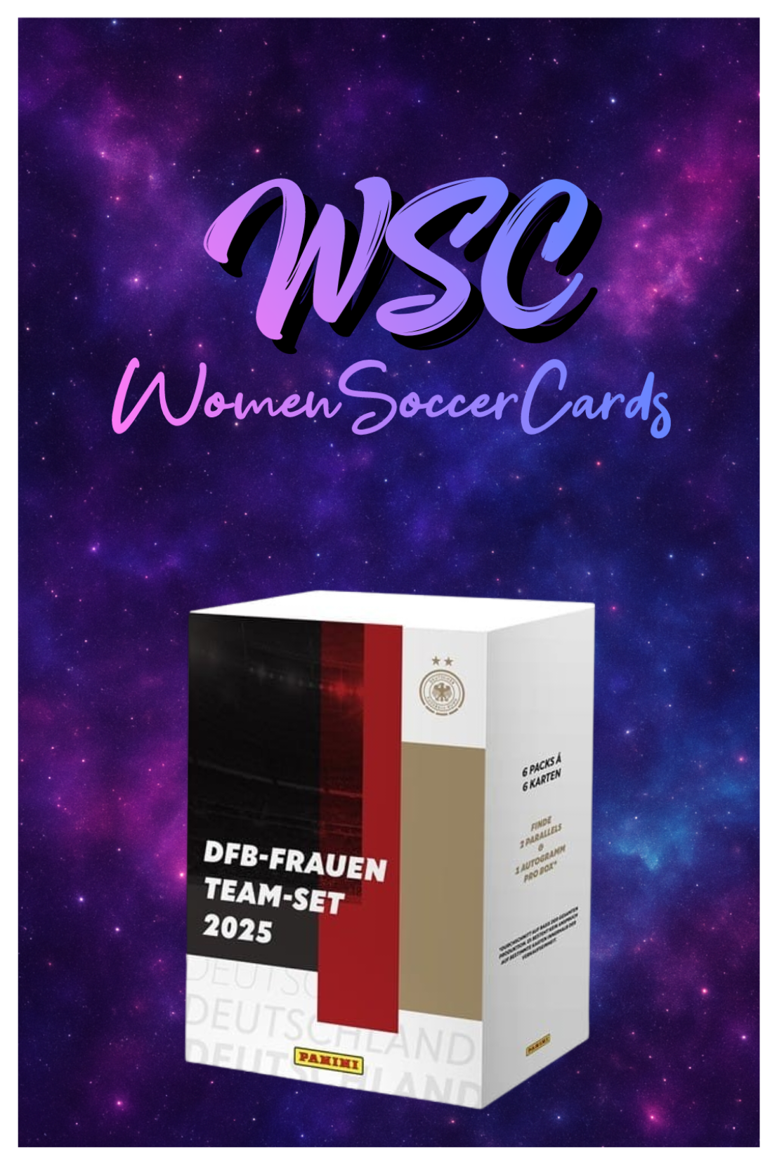 PANINI DFB-Frauen Team-Set Soccer Cards Box 2025